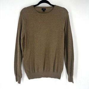 J. Crew Military Green Cotton Wool Blend Sweater Size Small Oversized